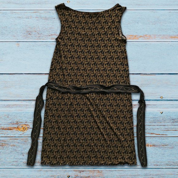 Studio M Midi Belted Shift Dress 🤎🖤👗 - Picture 2 of 7